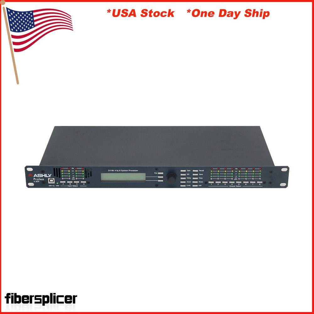 4.8SP 110V Digital DSP Audio Processor Original Software 4 Input 8 Output #USA