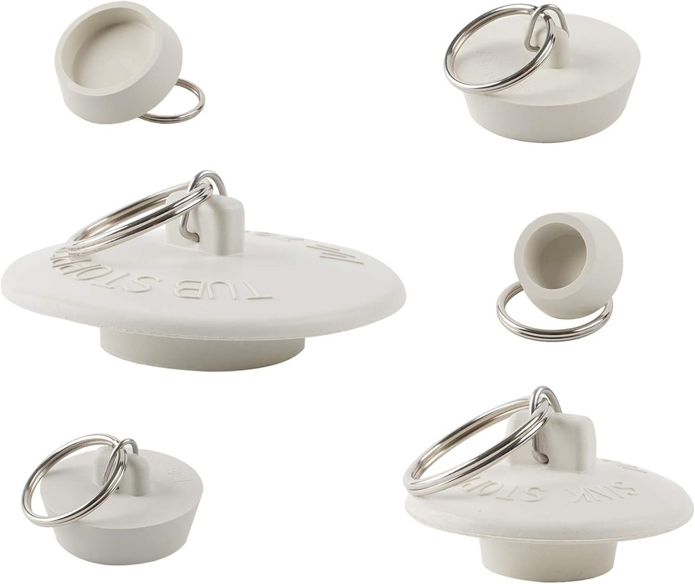 6 Pieces Drain Sper, Rubber Kitchen Sink Drain, Sink Sper