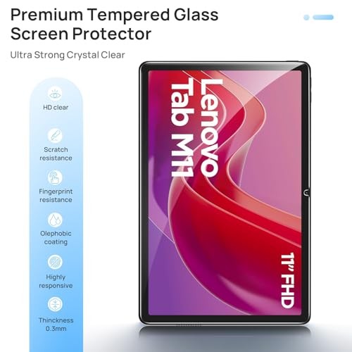Screen Protector 3 Pack for Lenovo Idea Tab/Tab M11/ Tab K11 (11 inch)