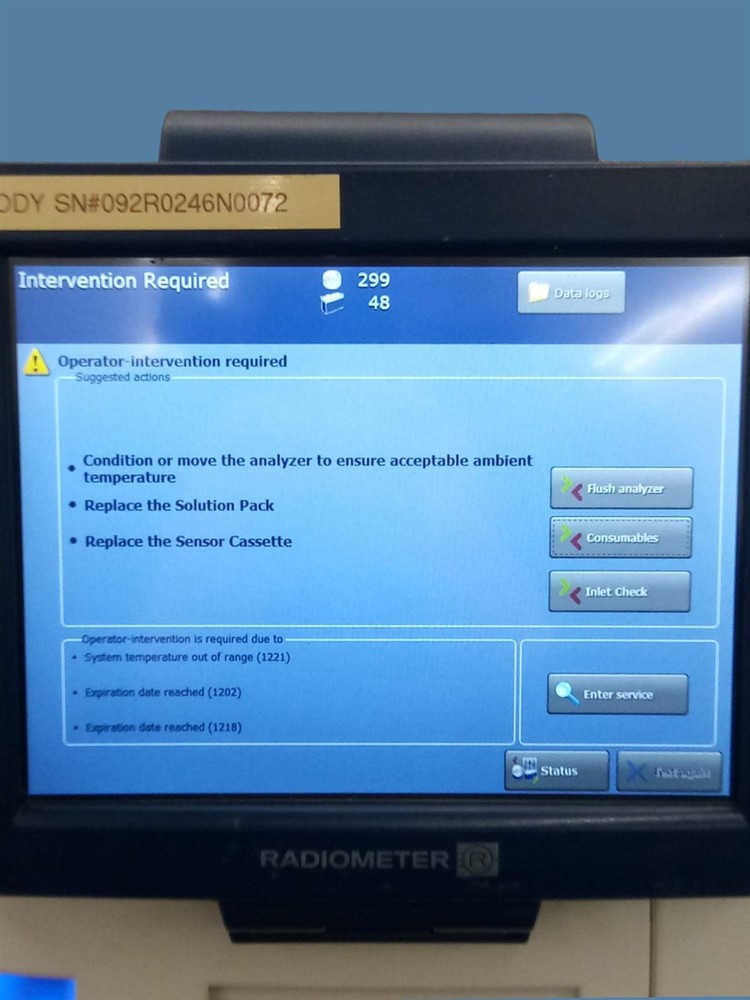 Radiometer ABL90 FLEX PLUS Blood Gas Analyzer