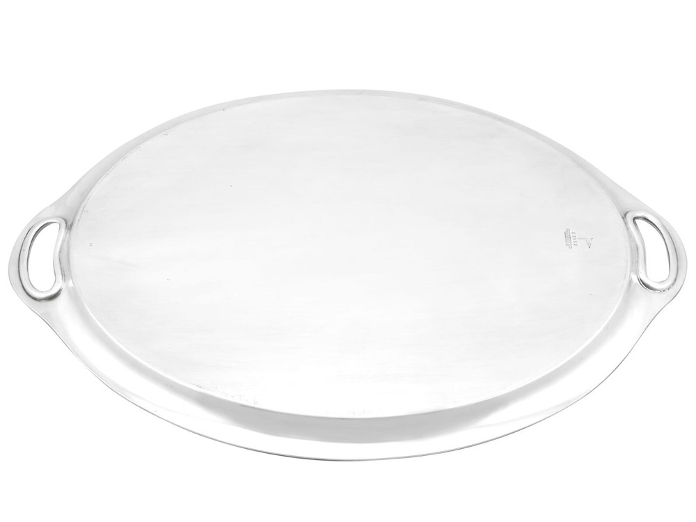 Antique George V Sterling Silver Drinks Tray (1931)
