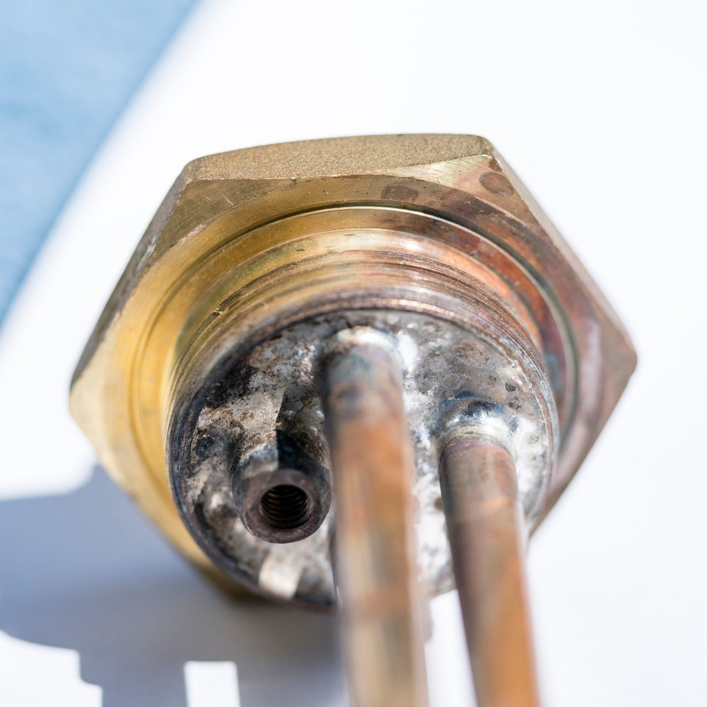 HOT WATER Solar TANK HEATING ELEMENT 3000W 1 1/4" BSP WITH ROD THERMOSTAT RTS