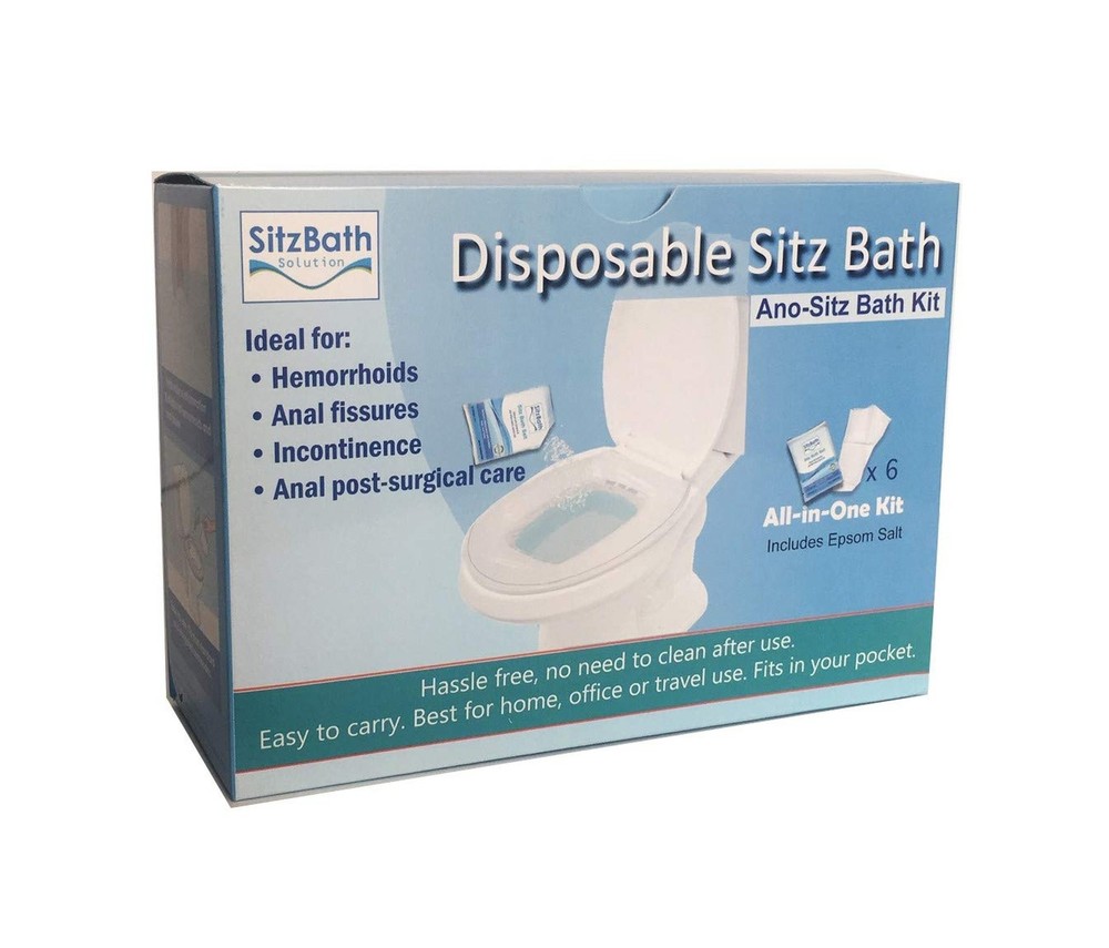 Ano- Sitz Bath Kit, Disposable Sitz Bath Soak for Hemorrhoids
