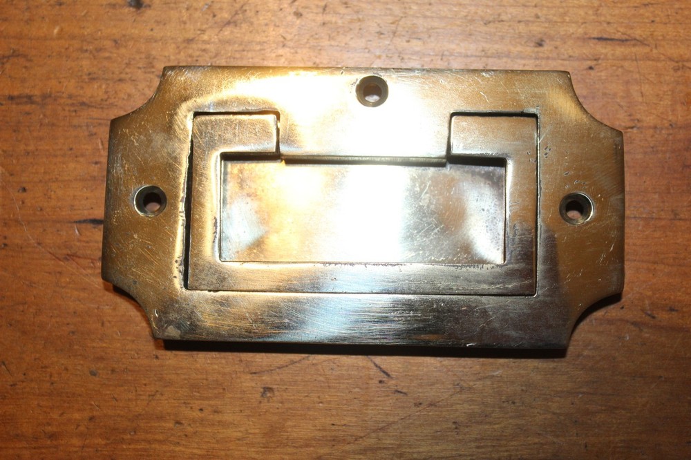 Antique Cast Bronze Trunk Bale Handle Pull Handle Large Heavy M-52-GT