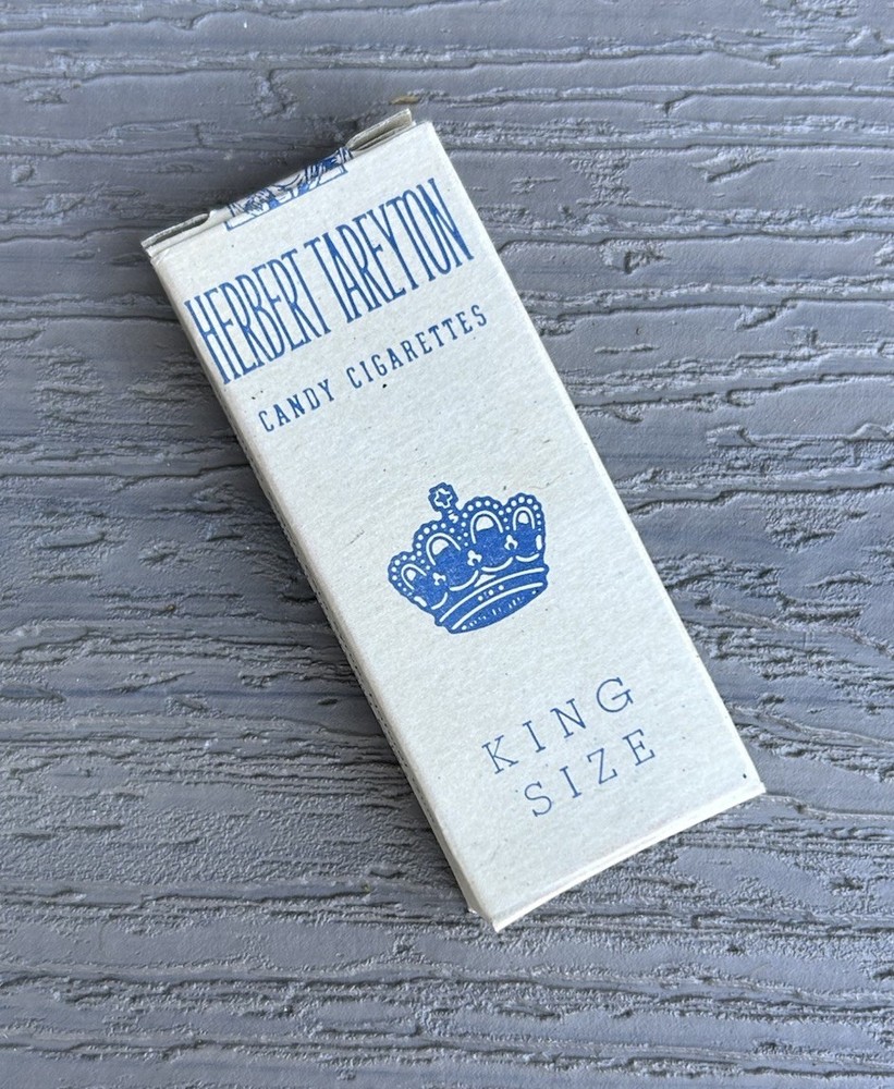 Vintage 1970's HERBERT TAREYTON King Size CANDY CIGARETTES Box - Empty