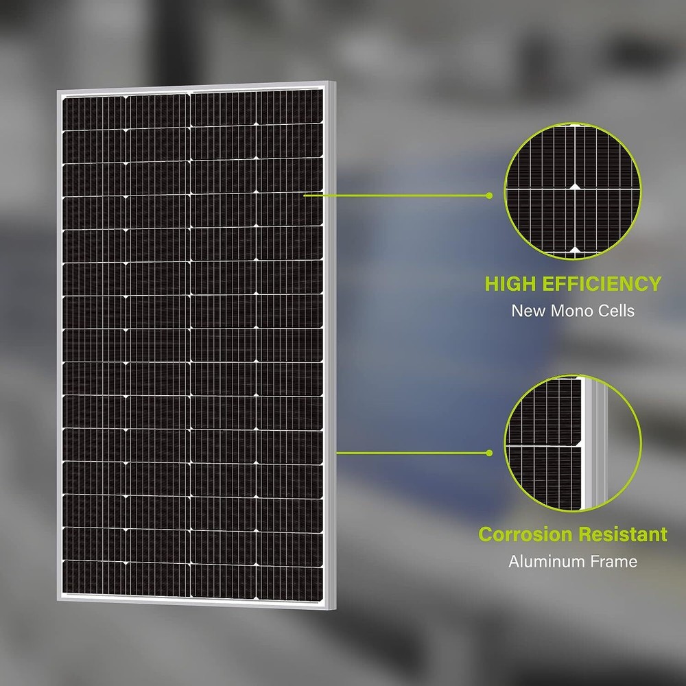(200W New) 200W Monocrystalline Solar Panel 9BB Cell Solar Panel Boat Off Grid