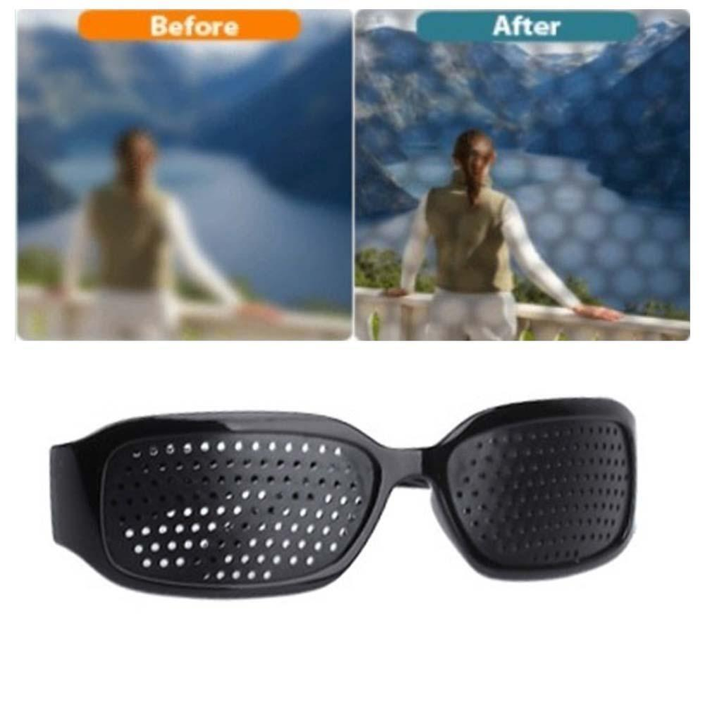 2 Pair Small hole Glasses Eyes Correction Exercise Eyesight Care Improvement