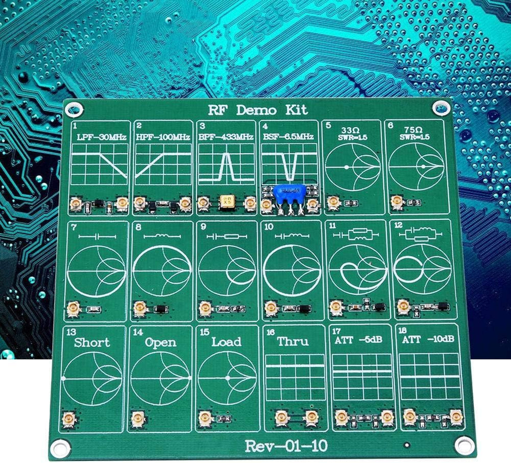 RF Test Board, 18 Functional Modules RF Demo Kit Nanovna RF Test Module