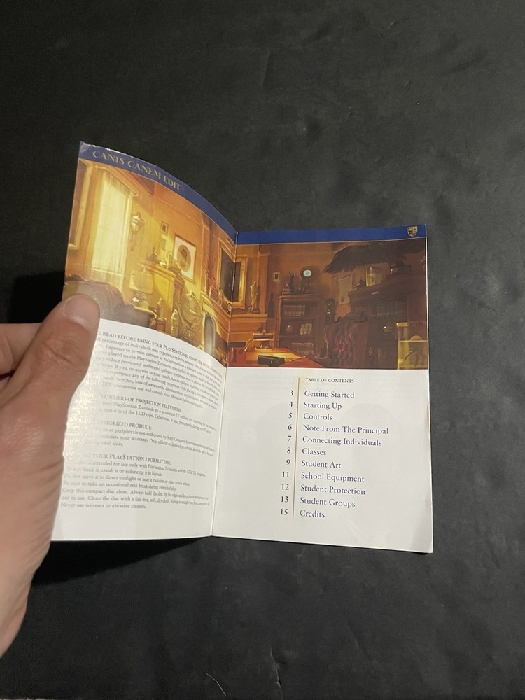 Bully ps2 Manual Only