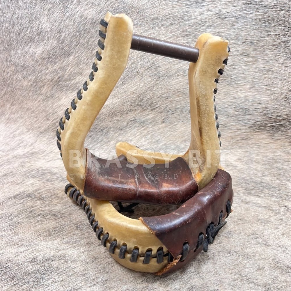 Rawhide Western Stirrups