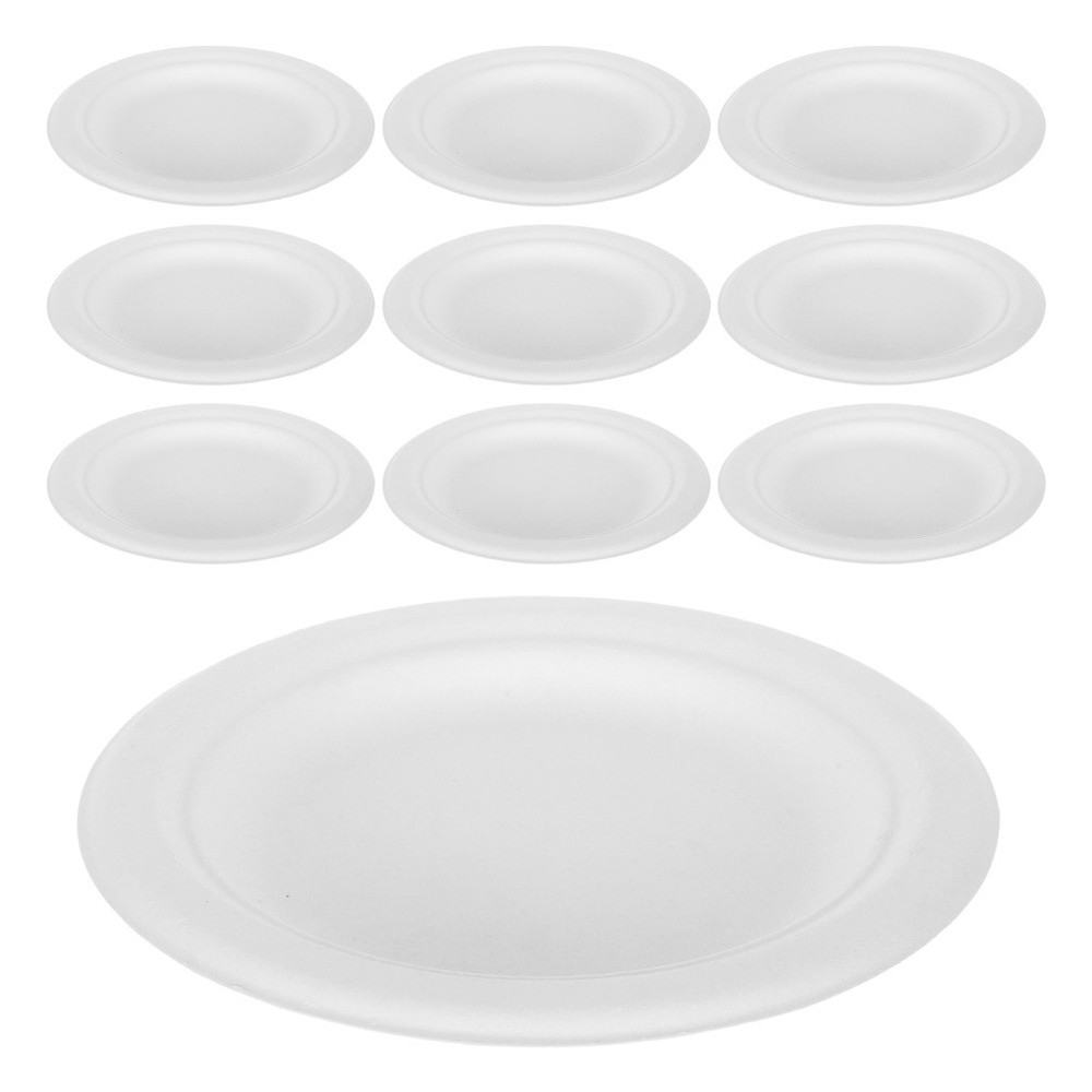 100 Pcs Coffee Table Tray Dessert Round