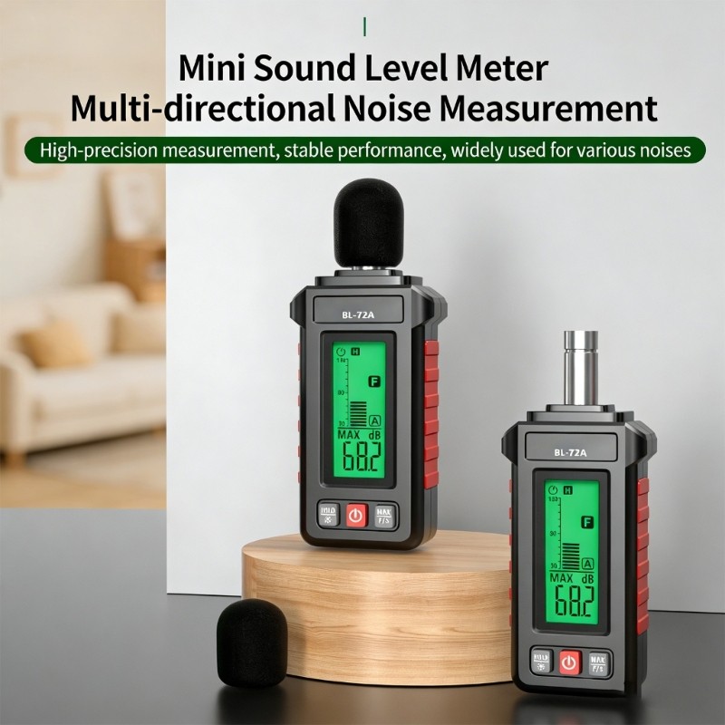 Handheld Decibel Reader For Acoustics Engineering And Environmental Assessment