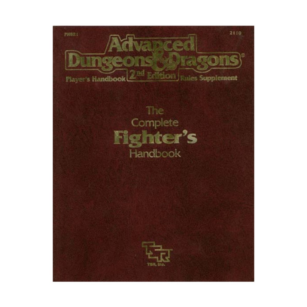 TSR AD&D 2nd Ed Complete Fighter's Handbook (1st) Fair+