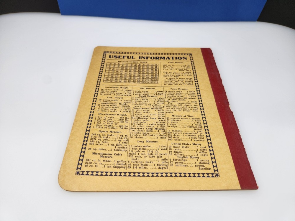 Vintage Double Q Composition Book No. 172 Notebook Used