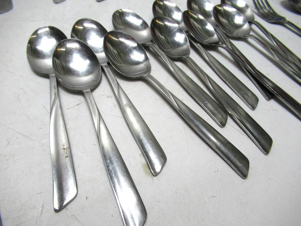 47 Pieces KAO2 Stainless KAYSONS MCM Flatware Knife Fork Spoon