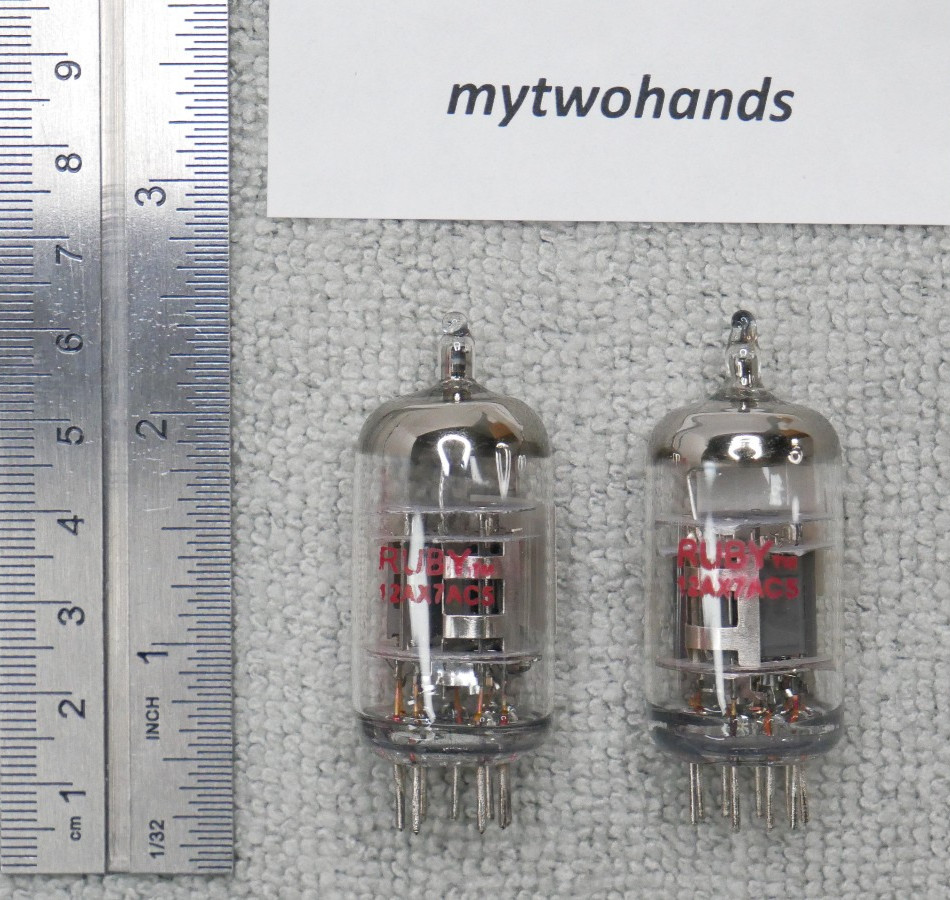 12AX7 AC5 HG HIGH GAIN ECC83 RUBY TEST EXCELLENT AS PICTURED NOS+