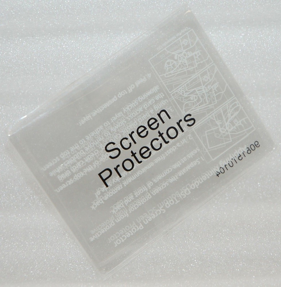 NEW 2-Pack Nintendo DSi Screen Shield Protective Kit Covers Self Adhesive Sheets