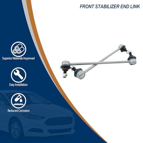 2Pcs Front Stabilizer Bar Link Sway Bar Links for Ford Focus 2000-2011 Replace#.