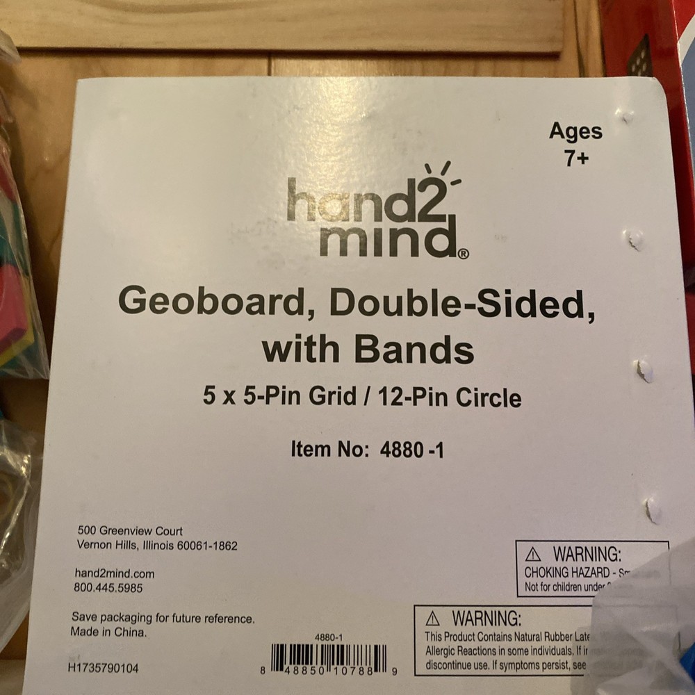 Saxon Home Study Math Kit Hand2mind Manipulatives Like New