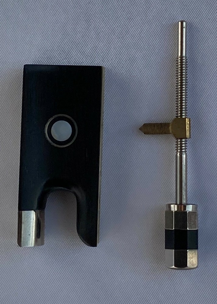 Fine Crafted violin Bow Frog with Screw for 4/4 3/4 Size Violins