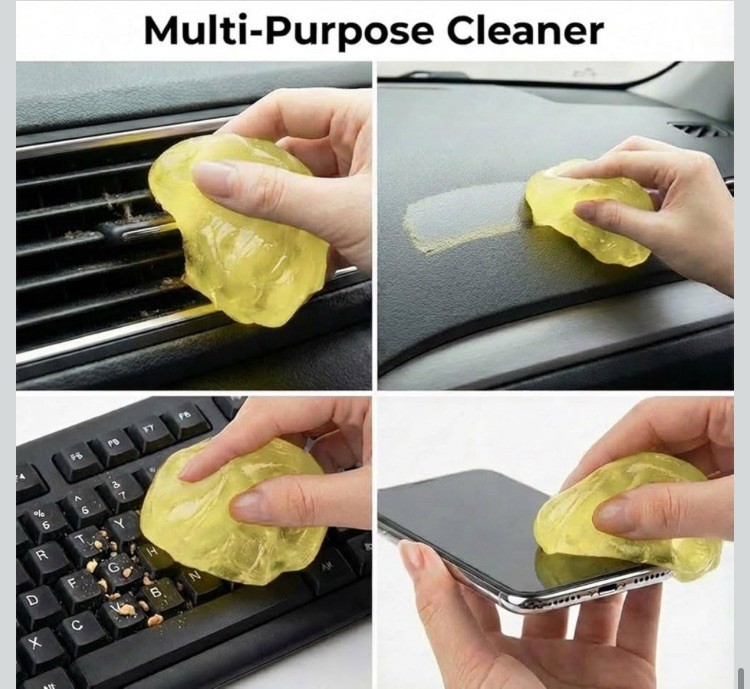 Super Clean High-Tech Cleaning Gel Compound 6-Pack for Keyboard Car Electronics