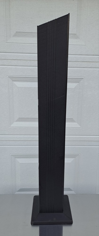 ALPHA Black 60 Capacity CD Storage Display Tower