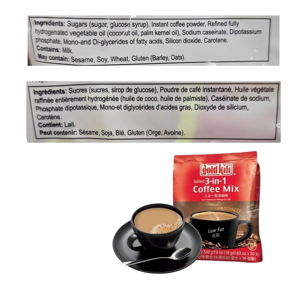 Rich Coffee Mix 3 in 1, 30 -Count