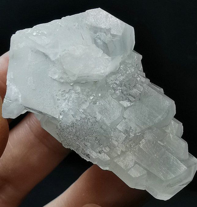 UV Fluorescent Stair Step Stacked Elestial Calcite