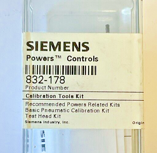 SIEMENS 832-178 CALIBRATION TOOLS KIT
