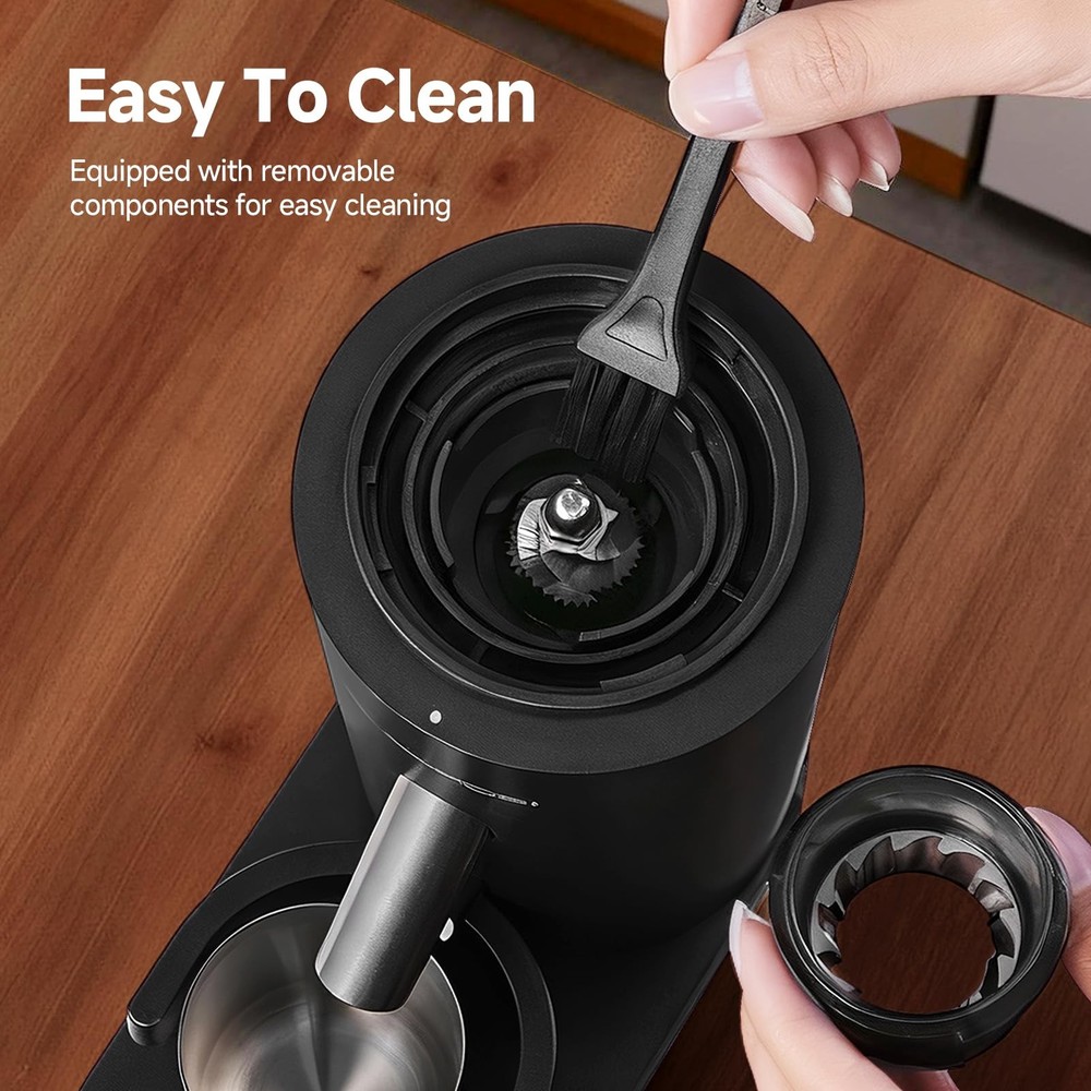Coffee Grinder, Cordless Coffee Bean Grinder with 60 Grind Settings,Conical B...