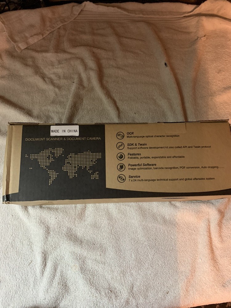 Document Camera School Document Scanner: Portable High Definition Overhead Sc...