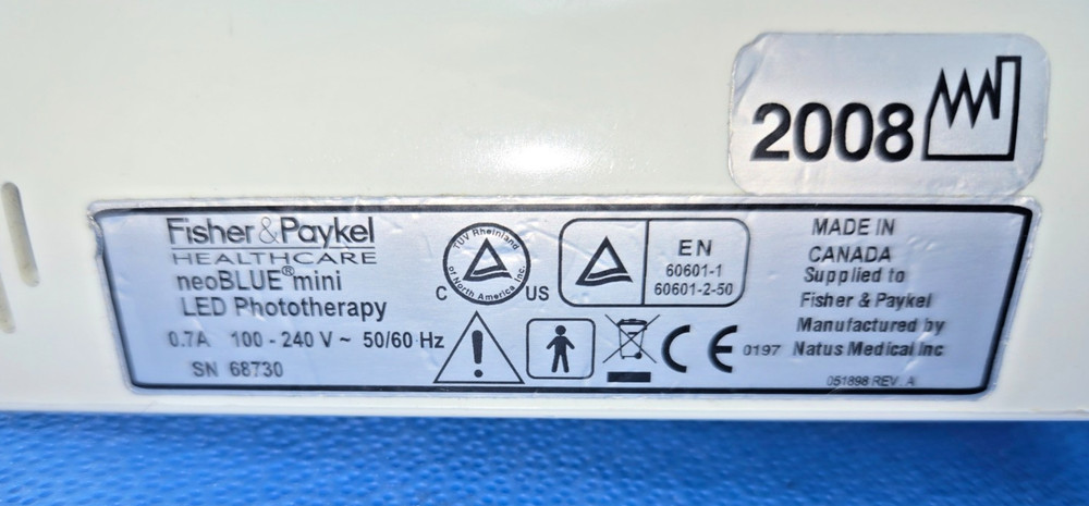 Fisher & Paykel neoBlue Mini LED Phototherapy Light (2008)