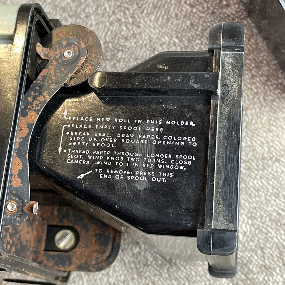 Vintage 1950's Kodak Brownie Hawkeye Camera with Flash & Handle UNTESTED