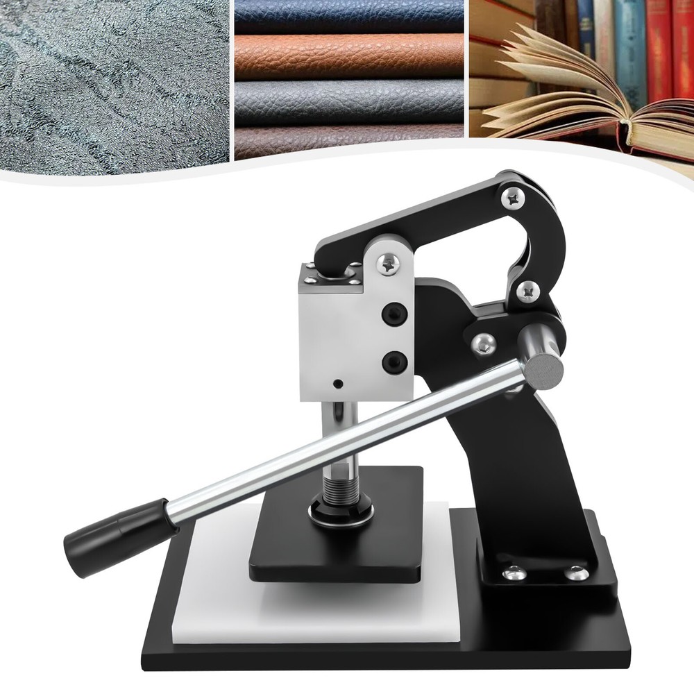 Manual Press Leather Die Cutting Machine Hand Sampling Punching Machine Tool