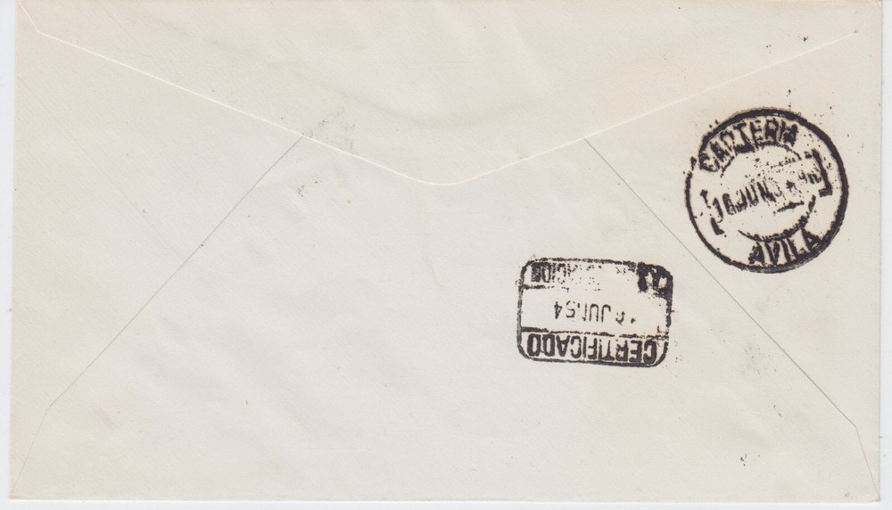 SPAINISH GUINEA 1954, HUNTING, OLD FDC