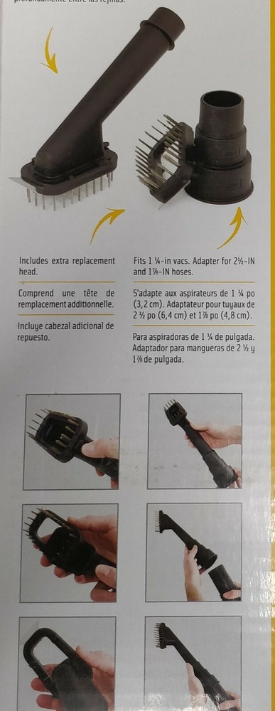 GrillPro Deluxe Vac Grill Brush 77669