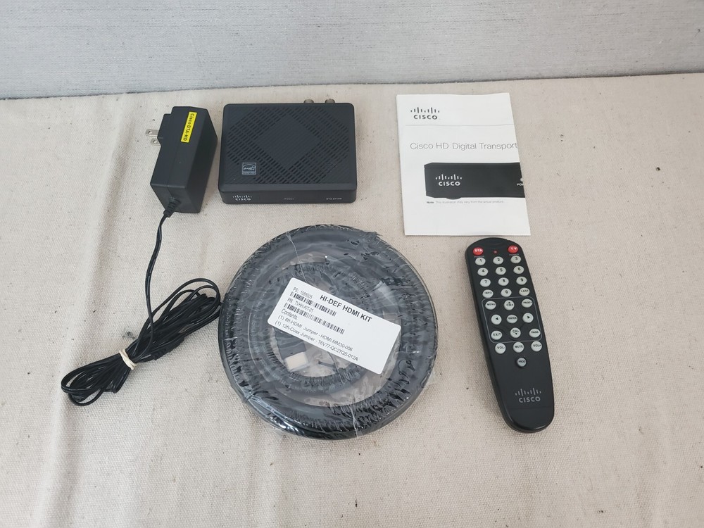 Cisco DTA 271HD Digital Transmitter Adapter TWC Converter Box & Power Supply