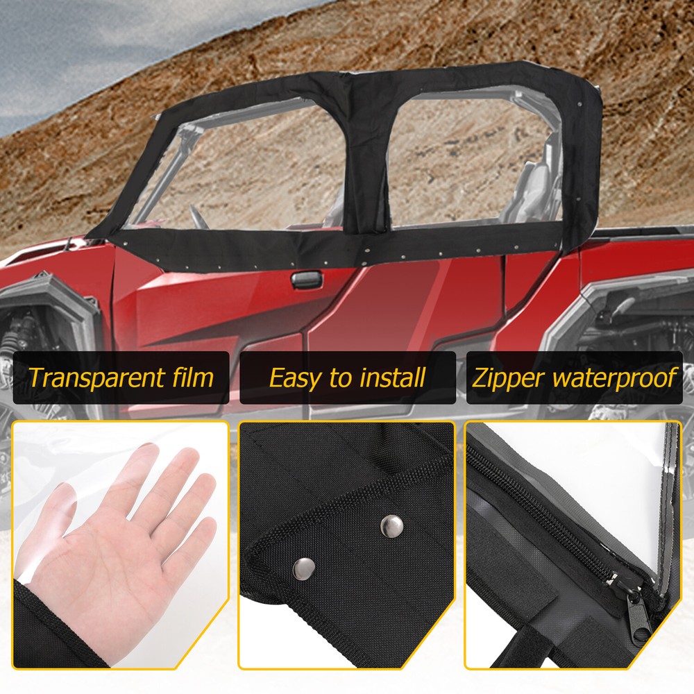 Soft Doors Cab Enclosure Upper Kit For Polaris General 4 1000 /XP 4 1000 2017+