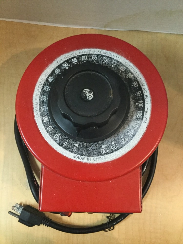 Variac Transformer SC-20M | Twin output 0-130V @20A