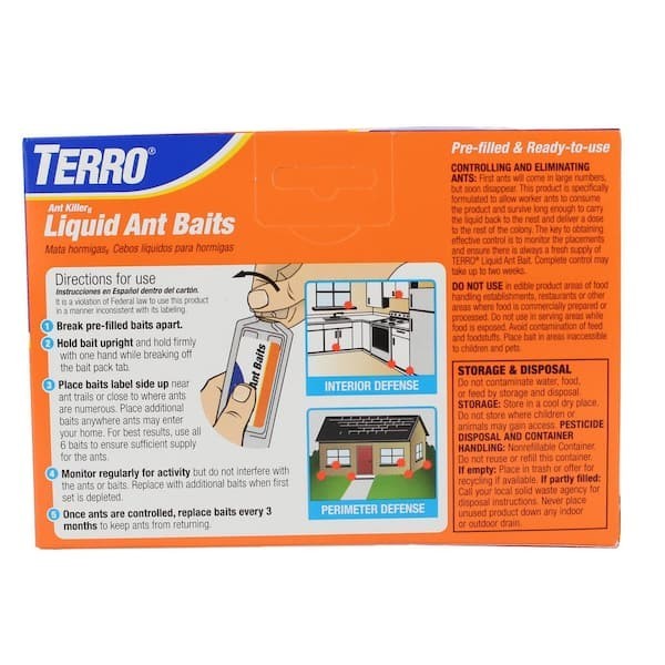 TERRO Indoor Liquid Ant Killer Baits (6-Count)