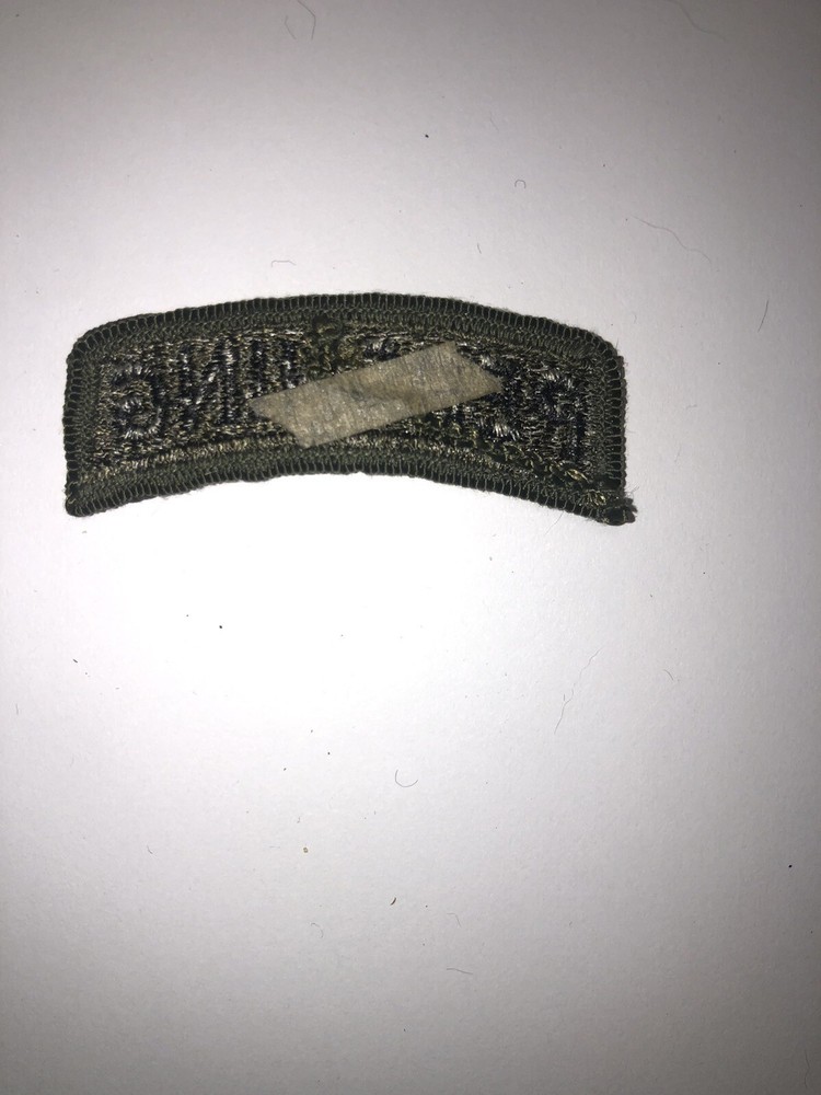 Pershing Tab Subdued U.S. Army Patch