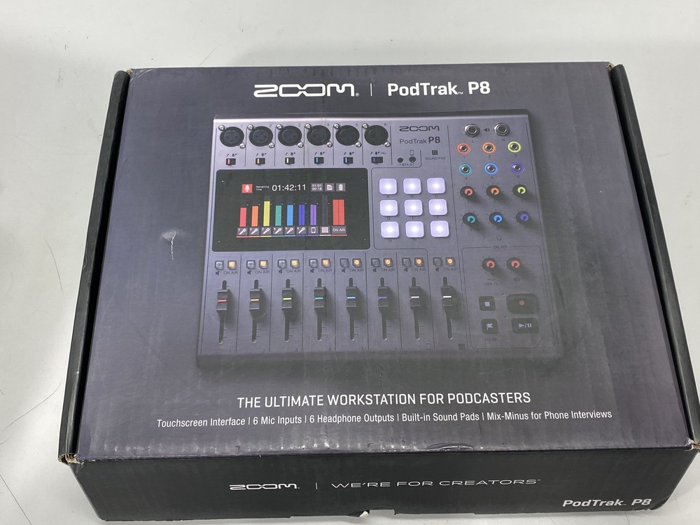 Zoom PodTrak P8 Podcast Recorder