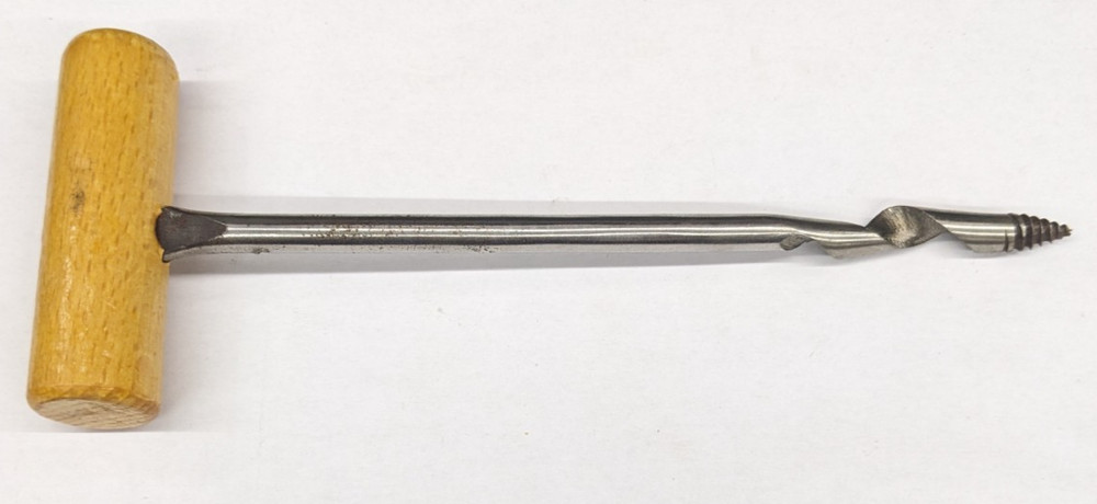 Gimlet 1/4" Wood Handle Vintage