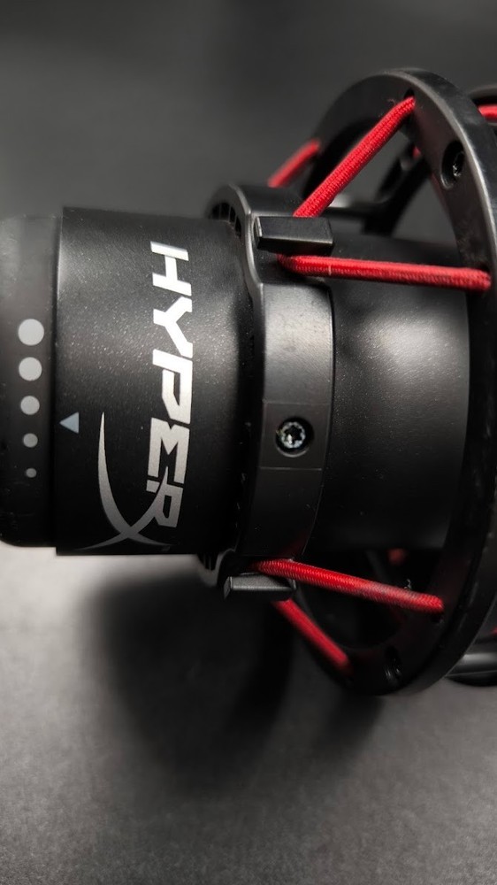 HyperX QuadCast Microphone Used Working Black/Red