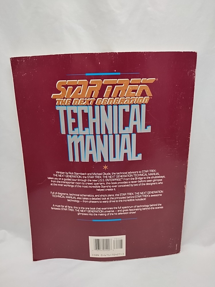 Star Trek The Next Generation Technical Manual Book