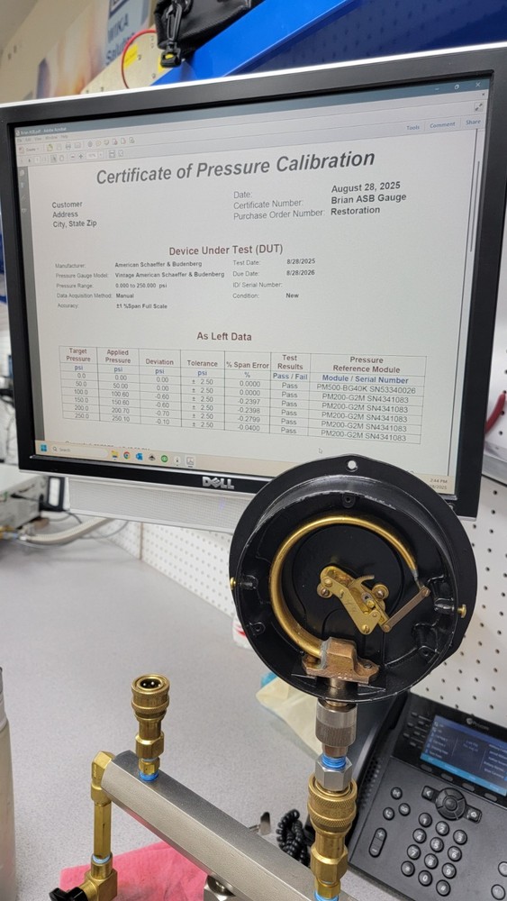 Antique Steam Pressure Gauge
