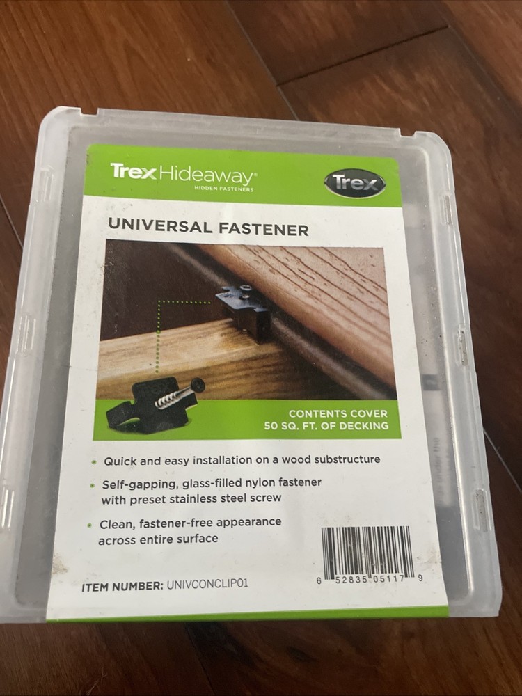 Trex Hideaway Universal Hidden Fastener 90 Pack 50 Square Foot Coverage