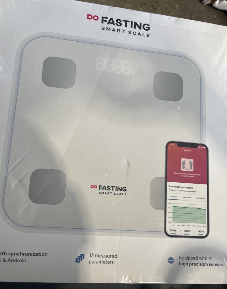 Do Fasting Smart Scale Bluetooth for IOS & Android New Sealed Fast Ship