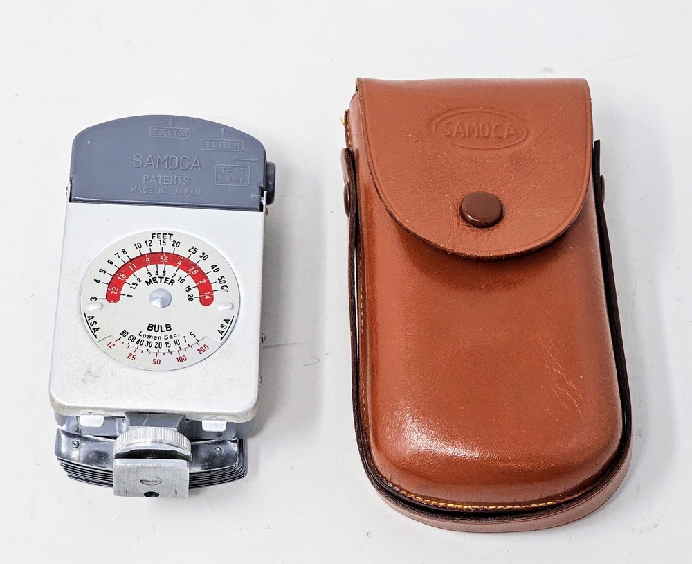 Samoca Automat 35 Camera Flash Light  Exposure Meter Romanslide Projector Pouch