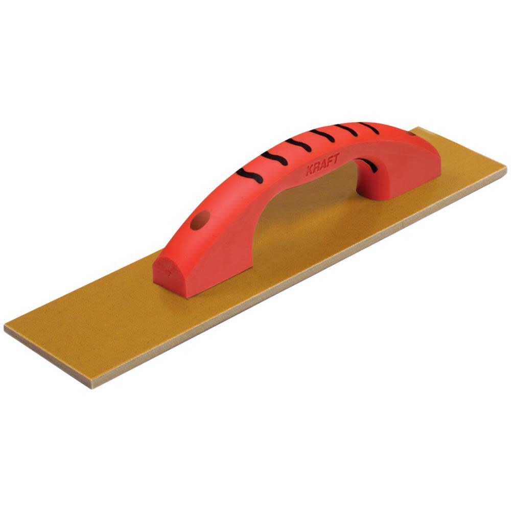 Kraft Tool Co 16'' X 5'' Square End Laminated Canvas Resin Hand Float